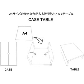 Case Table, Aluminum