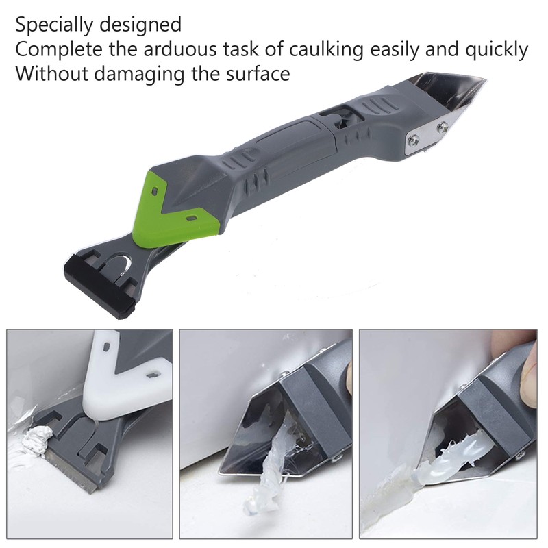 24Pcs Silicone Caulking Tools Caulk Nozzle Applicator Kit Reusable Sealant