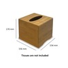 OSCO Bamboo Square Tissue Box | Tissue Holder | Napkin