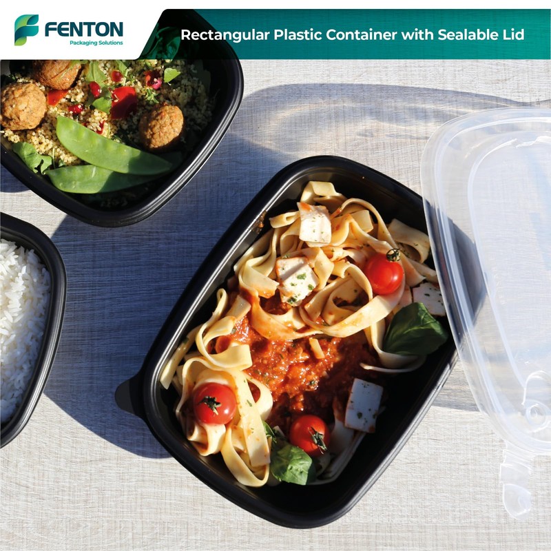 Fenton Packaging 15 X Microwavable Meal Prep Food Storage Containers