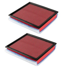 GETOPAUTO HIGHFLOW FA-2031 Engine Air Filter Compatible with 2020-2022 Ford F250 F350 F450 F550 6.7L Powerstroke Diesel Replaces FA2031 LC3Z-9601B WA10905(set of 2)