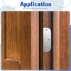 CHENJIN 3PCS Stainless Steel Door Hinge Filler Plate 3.5 inch