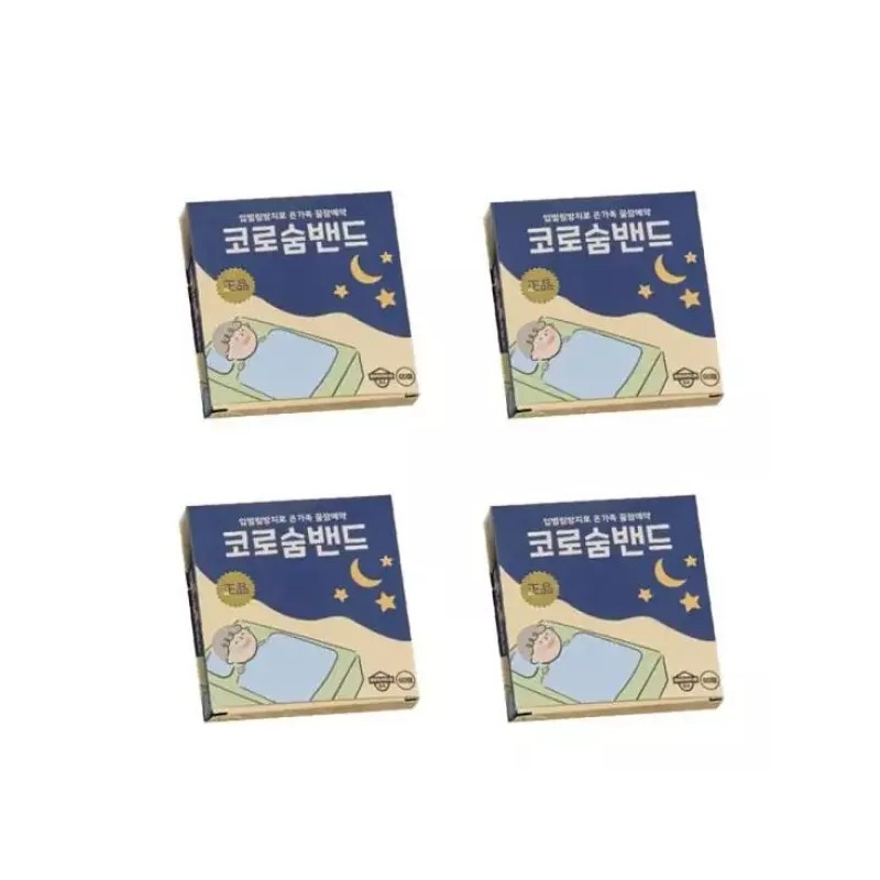 Gita 수면 코로숨 밴드 x 60매 4개 Sleep Nose Breathable