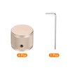 sourcing map 4 Pcs Aluminium Potentiometer Knobs, 1/4" (6mm) Universal