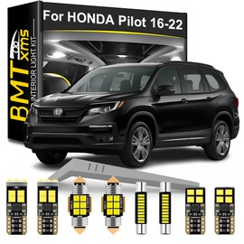 LED Interior Light Kit Replacement for HONDA Pilot 2016 2017 2018 2019 2020 2021 2022, Super Bright 6000K White