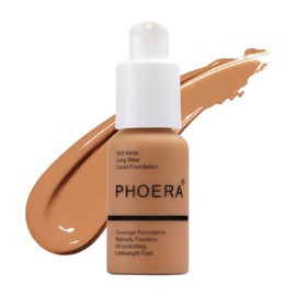 Glamza Glamza PHOERA Foundation Concealer Makeup, Full Coverage, Brightening, Long-Lasting (108 Tan)