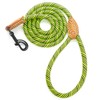 Mile High Life leather dog lead, reinforced handle, climbing, with