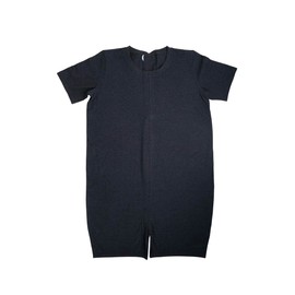 Gertex Adult Lightweight Back-Zip Romper- Large, Charcoal Grey