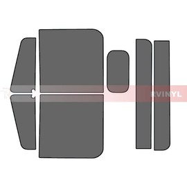 Rtint Window Tint Kit Compatible with Freightliner Classic 1996-2005 (XL Conventional Cab Base) - Complete Kit - 35%