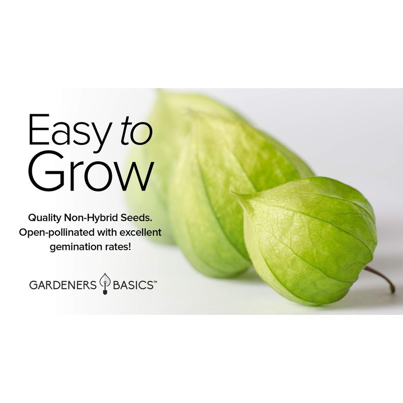 Gardeners Basics, Tomatillo Grande Rio Verde Seeds for Planting Heirloom