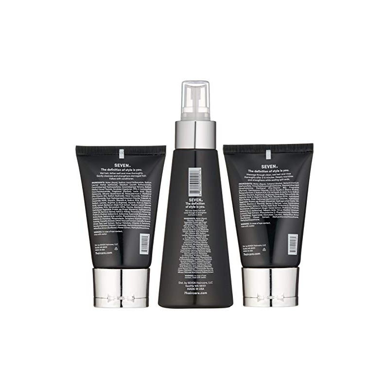 SEVEN Set de viaje con champú y acondicionador Bond, 2