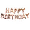 Haobase Happy Birthday Balloons Banner, 16 inch Aluminum Foil Letters