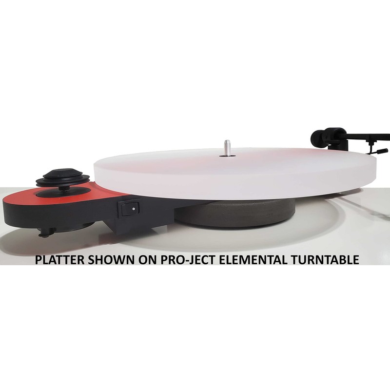 SupremeTech Acrylic Platter Upgrade for Pro-Ject Essential, Elemental, Primary E