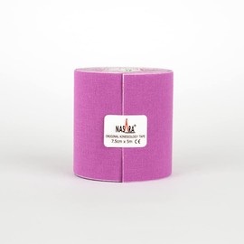 Nasara KT29B Original Kinesiology Tape 7.5cm x 5m Purple