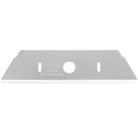 OLFA Round Tip Dual Edge Stainless Steel Safety Blades, 10 Blades (SKB-2S-R/10B) - Dual-Side Utility Knife & Safety Cutter Replacement Blades, Fits OLFA SK-4, SK-9, SK-12, & SK-14 Safety Knives