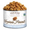 FERIDIES Super Extra Large Bayside Seasoned Virginia Peanuts - 18oz Can