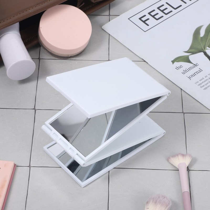 4 Way Mirror Foldable Makeup Mirror Portable 360 Degree Handheld