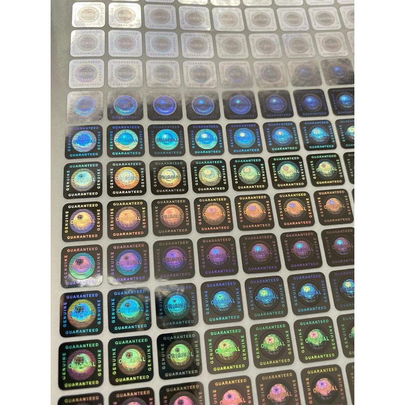 MM-products Hologram Stickers Tamper Proof Labels Original Security Holographic Stickers