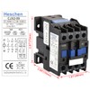 Heschen AC Contactor, CJX2-0901, 220V 50/60Hz Coil, 3P, 3 Pole,