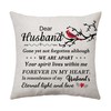 Aconesong Husband Memorial Gifts Sympathy Gift Bereavement Cushion Cover Gift