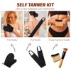 AstraGlam 4-in-1 Self Tanning Mitt Set, Fake Tan Mitt, Back