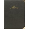 Securit Premium Faux Leather A5 Menu Holder - 4 Pages