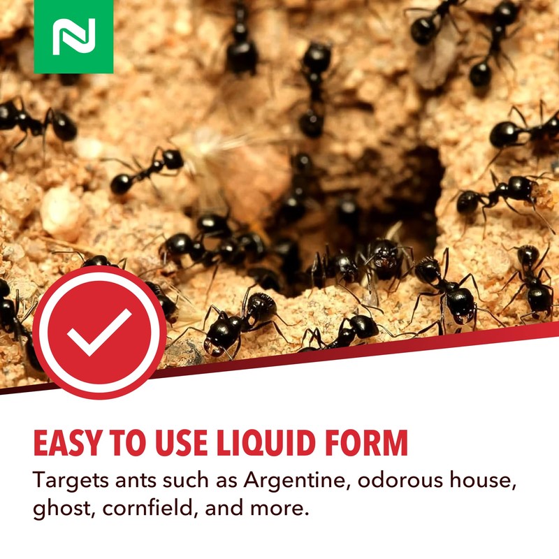 Dominant Liquid Ant Bait, Borax-Based Eliminator, Super Sweet Attractant, Controls