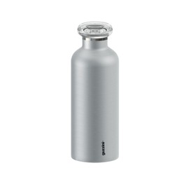 Guzzini - On The Go, Energy Thermos Flask, Stainless Steel, Silver, Diameter 7.3 x Height 21.2 cm, 500 cc - 11670063