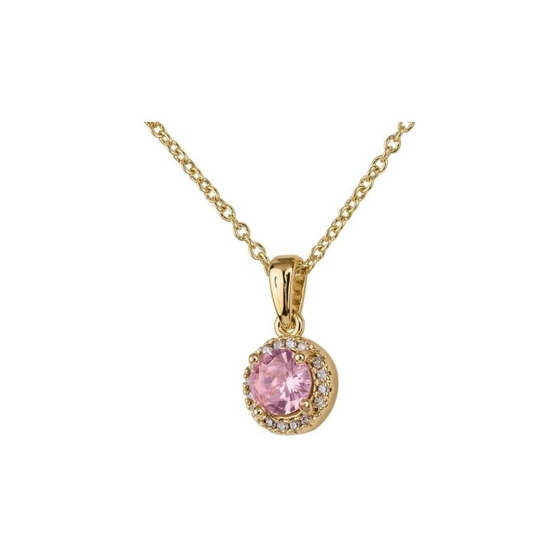 LuckyLy Set de Joyería para Mujer Oro 14K Collar y