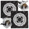NICHE Front Brake Rotor Caliper Kit for Yamaha Raptor 660R