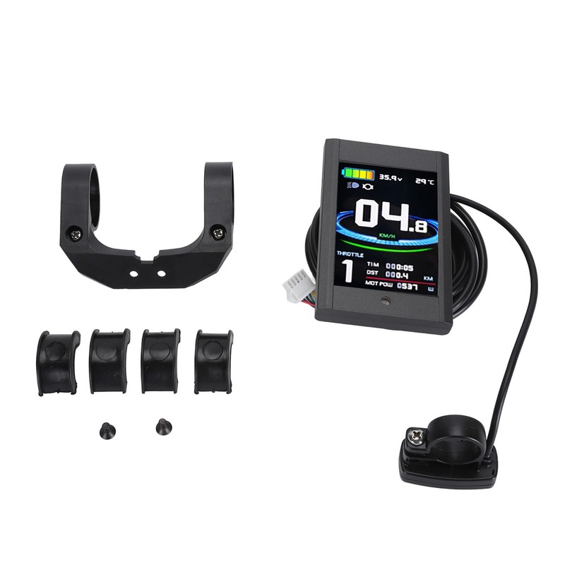 Bike Display Panel Waterproof Colorful Portable 5 Pins 24V 36V