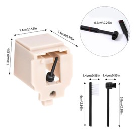 HARY Replacement Stylus for Audio Technica Stylus Record Player Needle for Technica At Lp60X At Lp60Xbt At Lp60Xbt Usb, Oval Tip, Carbon Fiber, Easy Installation Record Needle Replacement