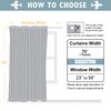 ChrisDowa Blackout Curtains 70 inches Wide for Bedroom - Extra
