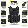 9 pod Paintball / Tactical Vest with Barrel Pouch and