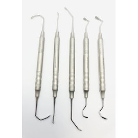 Generic Dental Sinus Lift Kit - 5 Pcs Set Stainless Steel - Implant Dentistry Tools - Sinus Elevation Instruments Set # B0CHB9959Y