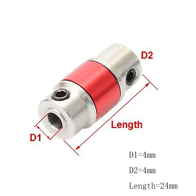 LICHIFIT Universal Joint Coupling 4mm /5mm/3.18mm Brushless Motor Cardan Joint