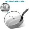 12 Inch Pan Lid - Glass Lid with Stainless Steel