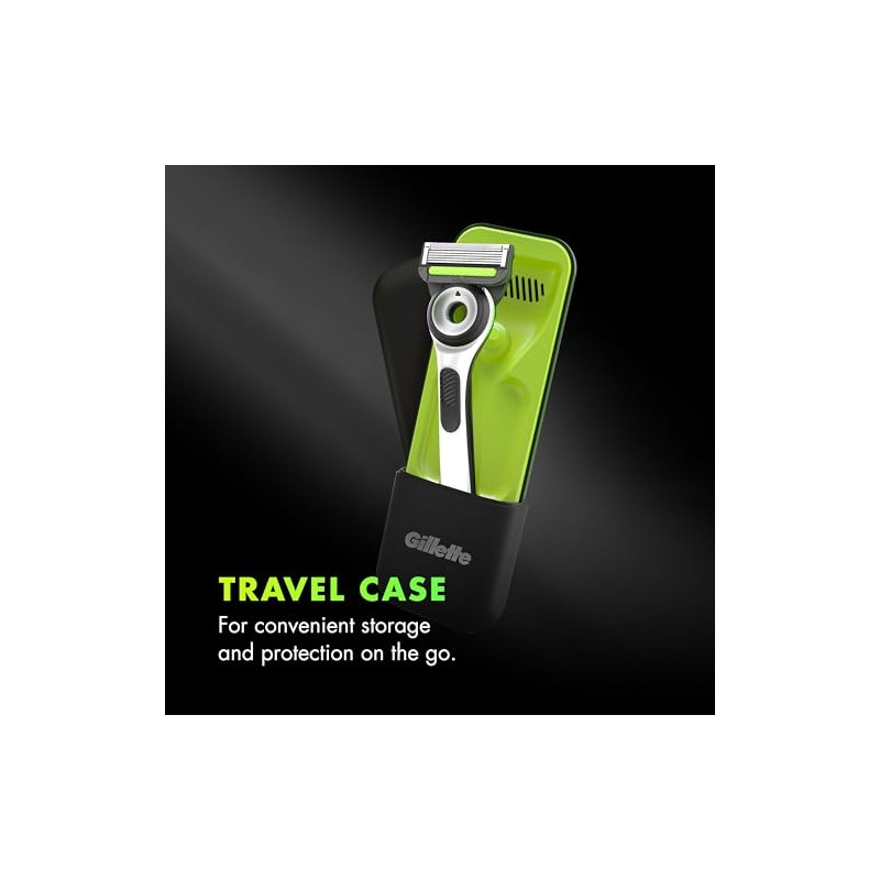 GilletteLabs with Exfoliating Bar Men’s Sharp White Edition Handle, 2