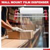 Consfly 23.6 inch Table Stretch Film Dispenser, Wall Mount Stretch