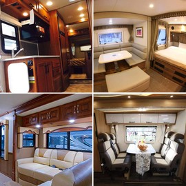 Bonlux 1383 R12 LED 12V 24V RV Boat Reading Light Bulb, 3W 1156 1141 BA15S SC Bayonet LED Elevator Lights 25W Incandescent Replacement Warm White for Camper Trailer Marine Light (4-Pack)