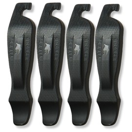 50 Strong Bike Tire Levers – Set of 4 Ultra-Strong Tire Spoons with Easy-Grip Interlocking Design – Made in USA – Essential Bicycle Repair Tool Brand