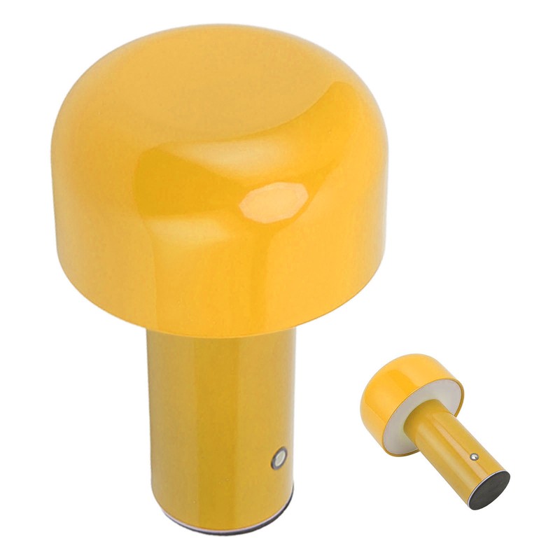 LED Desk Lamp Mushroom Design USB Charging 3 Color Temperature