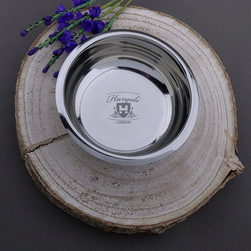 Stainless Steel Shaving Bowl with Shaving Soap Perfect for All