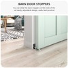 TEHAUX Door Swing Stopper Prevents Door from Rolling Off Rail