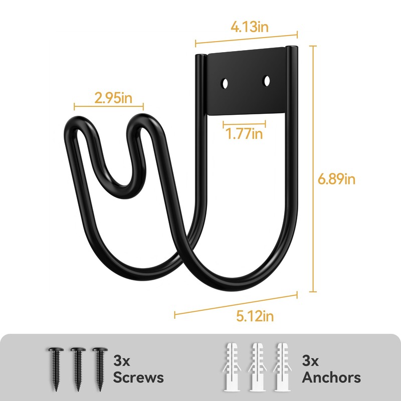 Garden Hose Holder Wall Mount - Water Hose Hanger Heavy