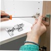 TEHAUX 2pcs Soft Closing Cabinet Hinges Concealed Hinges Kitchen Cabinet
