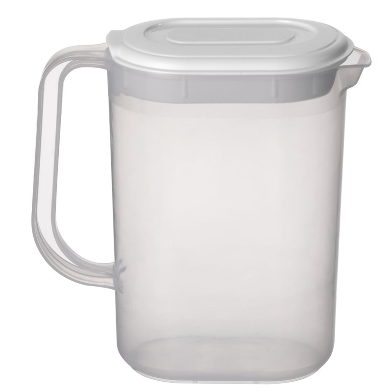 Hardys 1.5L Plastic Fridge Door Jug - Clear Plastic Jug