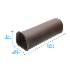 Saim Aquarium Ceramic Rock Cave Shelter Shrimp Spawning Breeding Cone Shelter Hideout Fish Tank Decorations (Largest)