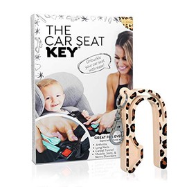 The Car Seat Key by NAMRA Made in USA (1 Pack, Leopard)