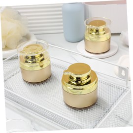 VICASKY 4pcs Lotion Pump Dispenser Airtight Empty Cream Containers for Travel Skincare Effortless Press Mechanism Secure Seal for Moisturizers and Cosmetics